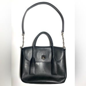 KATE SPADE Black Leather Tote Purse